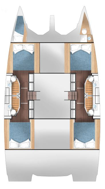 Location bateau Primošten pas cher Cervetti 44 Power - 4 + 1 cab.