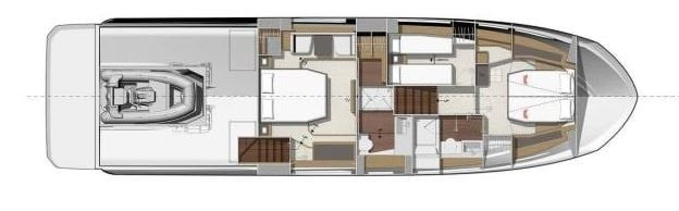 Location à Podstrana - Jeanneau Prestige 590 sur SamBoat
