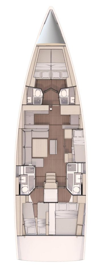 Location bateau Sukošan pas cher Dufour 530