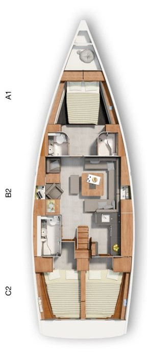 Location Voilier à Biograd na Moru - Hanse Hanse 455