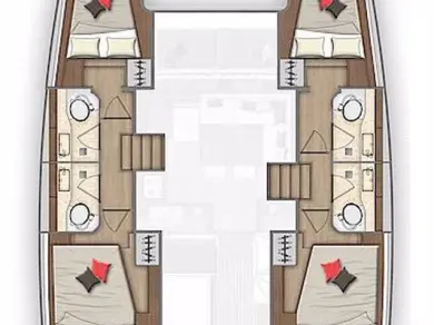 Location bateau Sibenik pas cher Lagoon 40