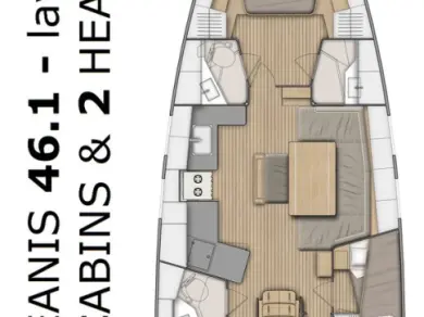 Location à Split - Bénéteau Oceanis 46.1 sur SamBoat