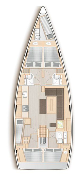 Hanse Hanse 508 a louer à Lávrio