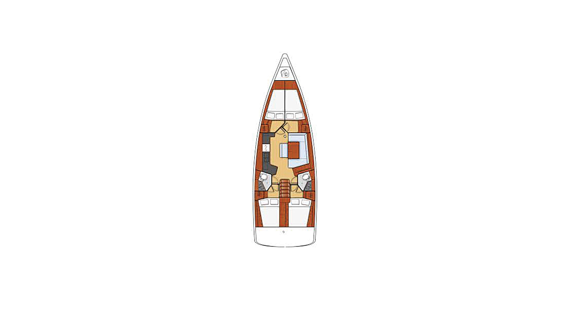 Bénéteau Oceanis 45 a louer à Lefkáda