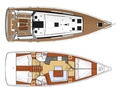 Location bateau Lefkáda pas cher Oceanis 45