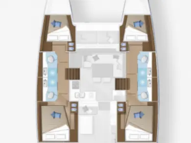 Location Catamaran Lagoon avec permis