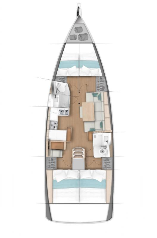 Jeanneau Sun Odyssey 440 a louer à Fethiye