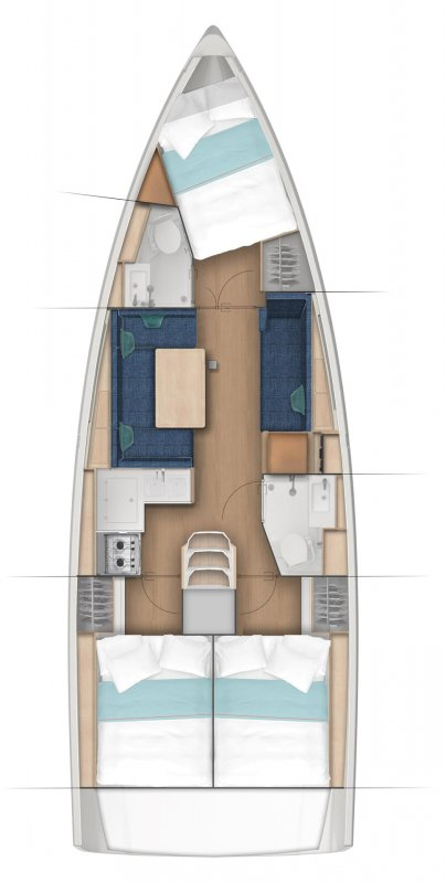 Location bateau Jeanneau Sun Odyssey 380 à Komolac sur Samboat
