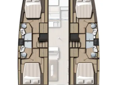 Location bateau Bali Bali 4.4 à Sibenik sur Samboat