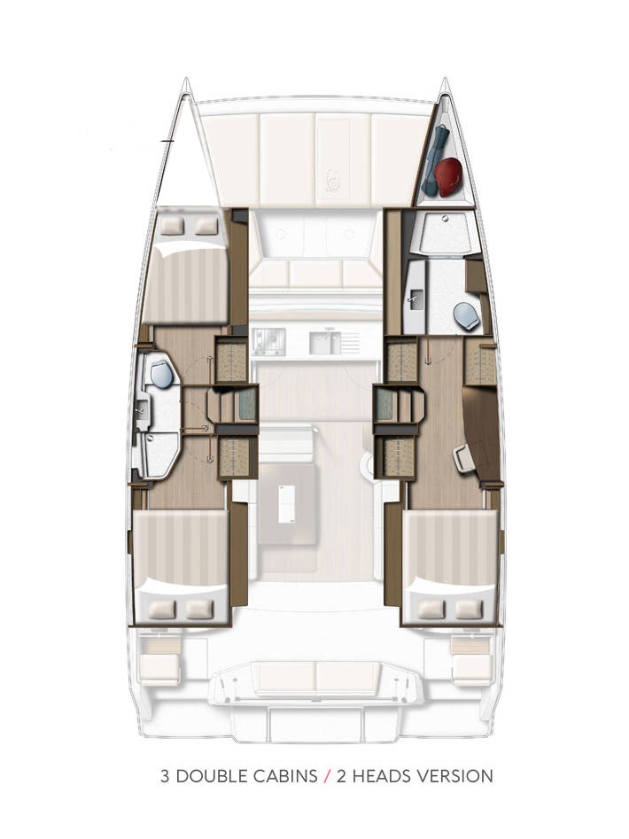 Location bateau Sibenik pas cher Bali Catsmart OW - 3 cab.
