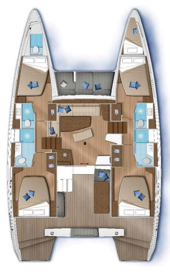 Location Catamaran à Lefkáda - Lagoon Lagoon 42