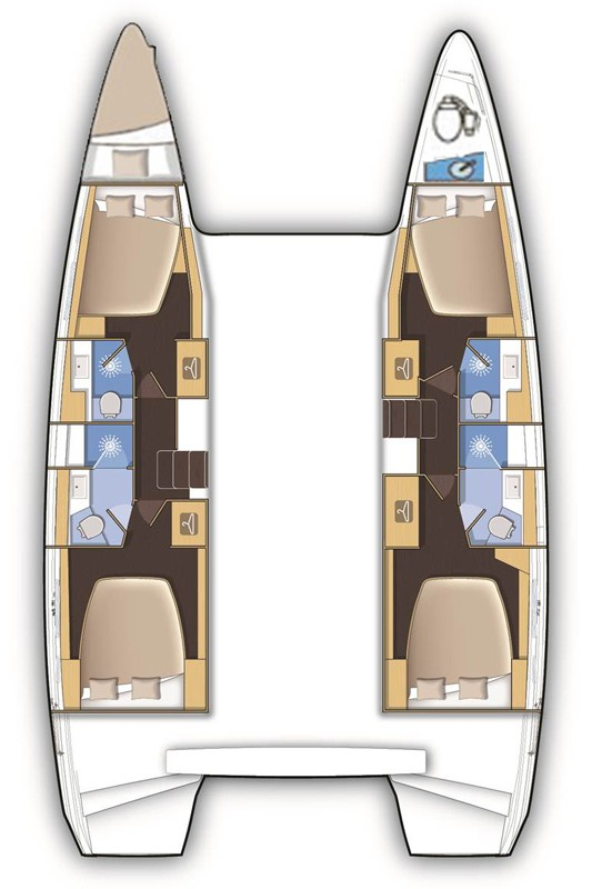 Louer Catamaran avec ou sans skipper Lagoon à Lefkáda