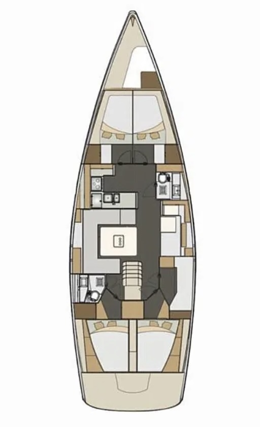 Location bateau Elan Impression 50 à Kaštela sur Samboat