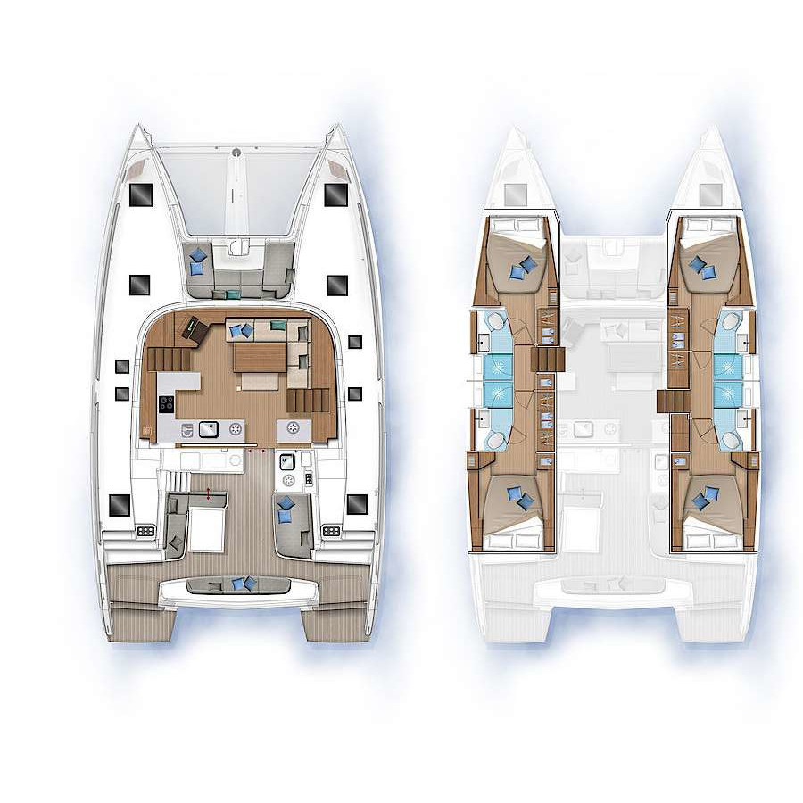 Louer Catamaran avec ou sans skipper Lagoon à Trogir
