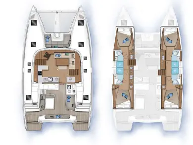 Louer Catamaran avec ou sans skipper Lagoon à Trogir
