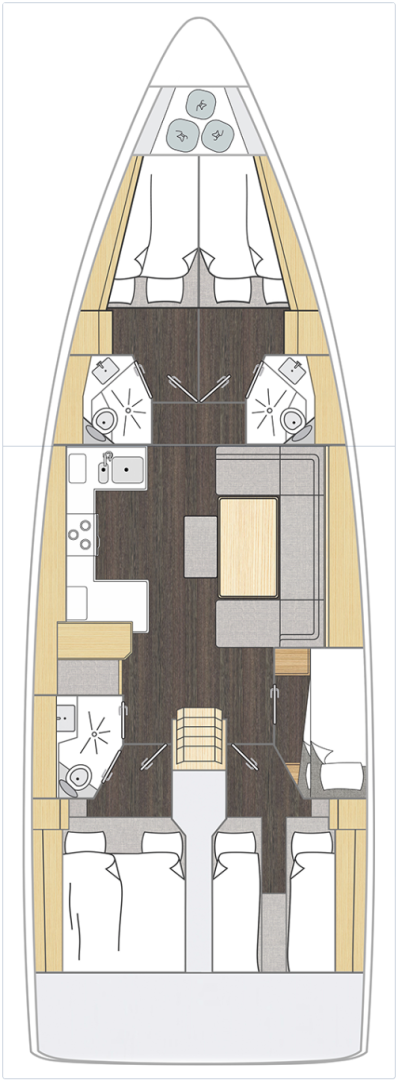 Location bateau Sibenik pas cher Bavaria C46