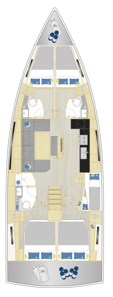 Location à Sibenik - Hanse Hanse 460 sur SamBoat