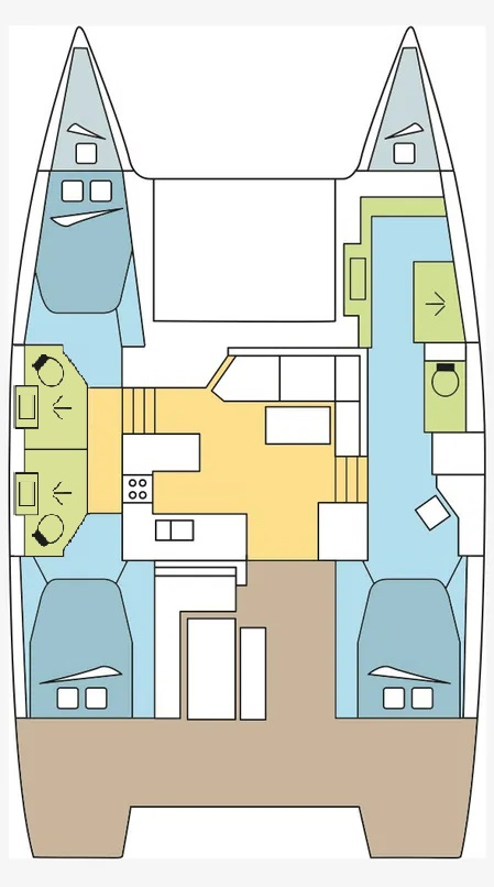 Location à Álimos - Fountaine Pajot Astrea 42 sur SamBoat