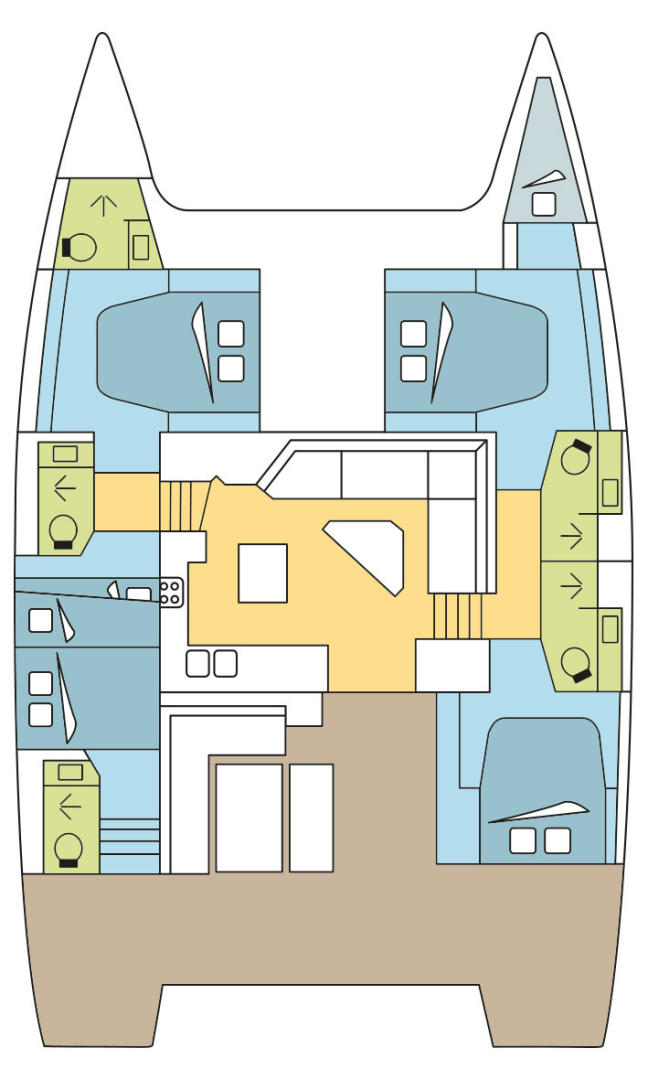 Louez un Fountaine Pajot Tanna 47 à Olbia