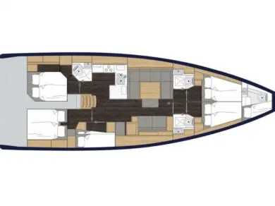 Location bateau Bavaria Bavaria C50 à Nikiána sur Samboat