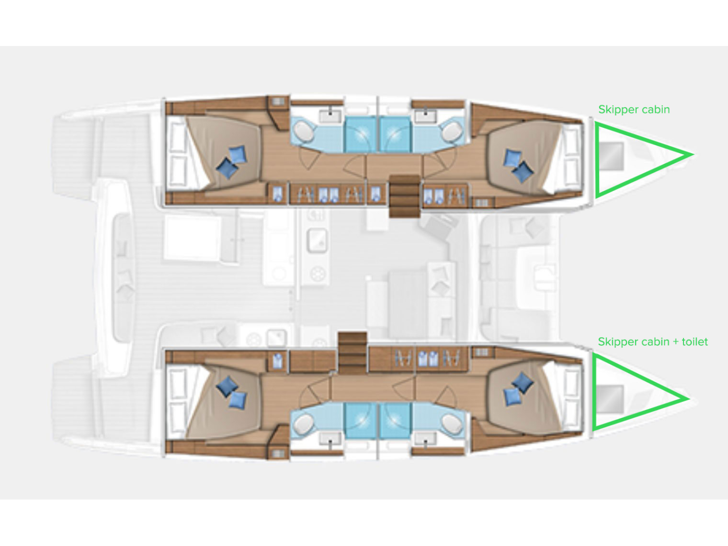 Catamaran à louer à Kaštela au meilleur prix