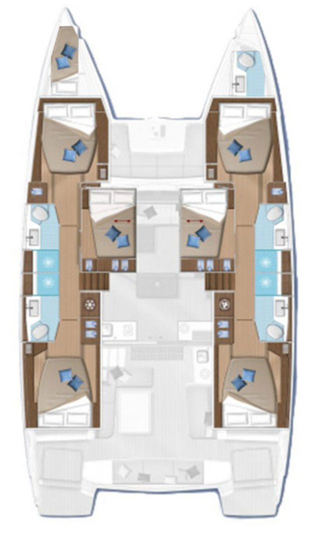 Location à Kaštela - Lagoon Lagoon 50 sur SamBoat