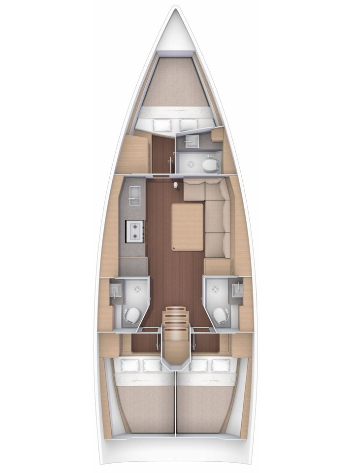 Location à Lefkáda - Dufour Dufour 390 sur SamBoat