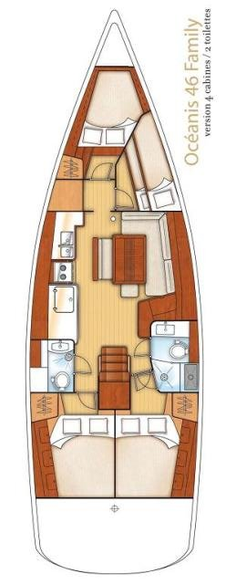 Location à Álimos - Bénéteau Oceanis 46 sur SamBoat