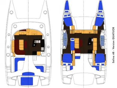 Location Catamaran à Corazón de Jesús Island - Fountaine Pajot Salina 48