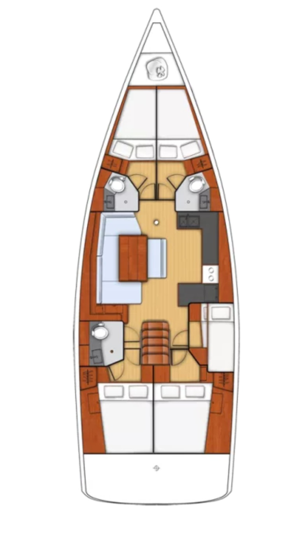 Location bateau Fethiye pas cher Oceanis 48