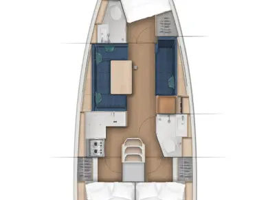 Location bateau Jeanneau Sun Odyssey 380 à Turgutreis sur Samboat