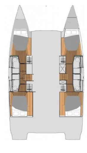 Location Catamaran à Frenchtown - Fountaine Pajot Elba 45