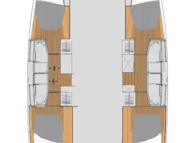 Location à Frenchtown - Fountaine Pajot Elba 45 sur SamBoat