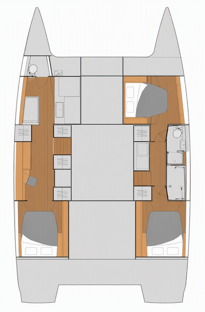 Louez un Fountaine Pajot Saona 47 à Frenchtown