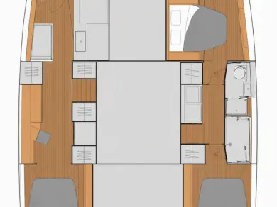 Louez un Fountaine Pajot Saona 47 à Frenchtown