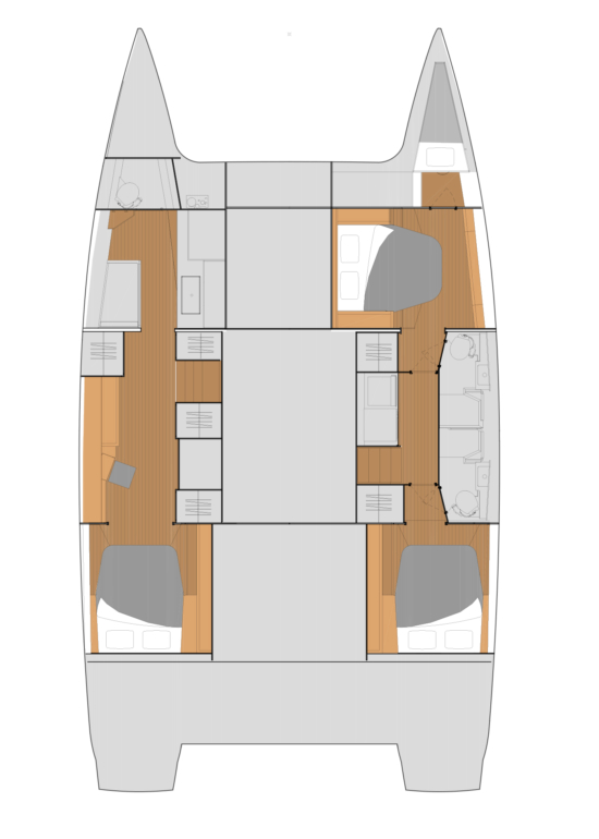 Location bateau Fountaine Pajot Tanna 47 à Frenchtown sur Samboat