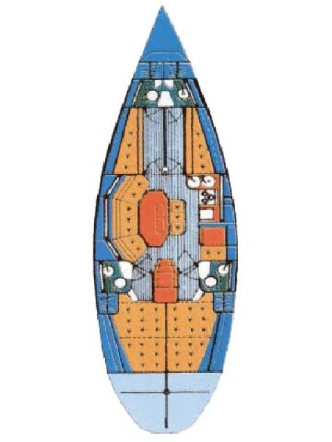 Location bateau Tribunj pas cher Elan 431