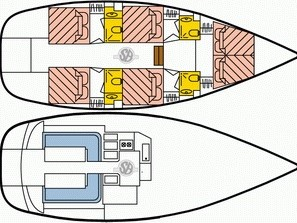 Location bateau Dufour Atoll 50 à Primošten sur Samboat