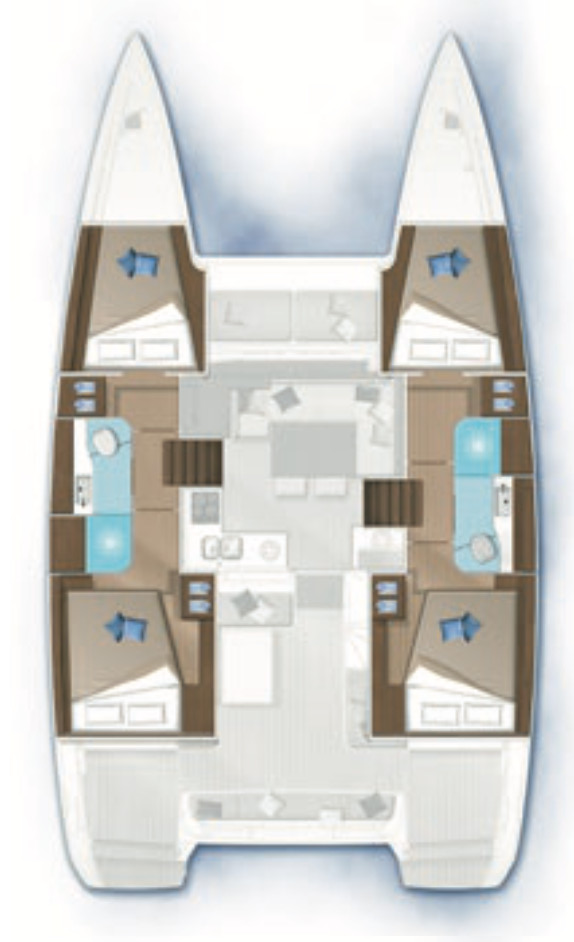 Location Catamaran à Paraty - Lagoon Lagoon 40