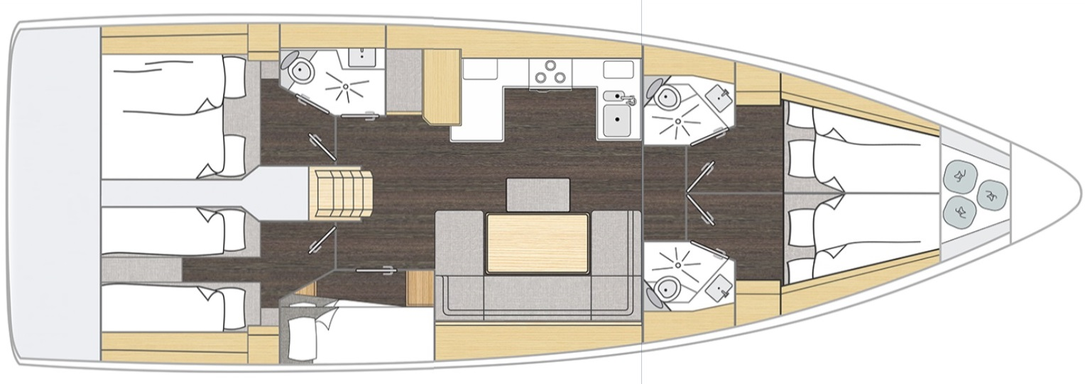 Location bateau Fethiye pas cher Bavaria C46