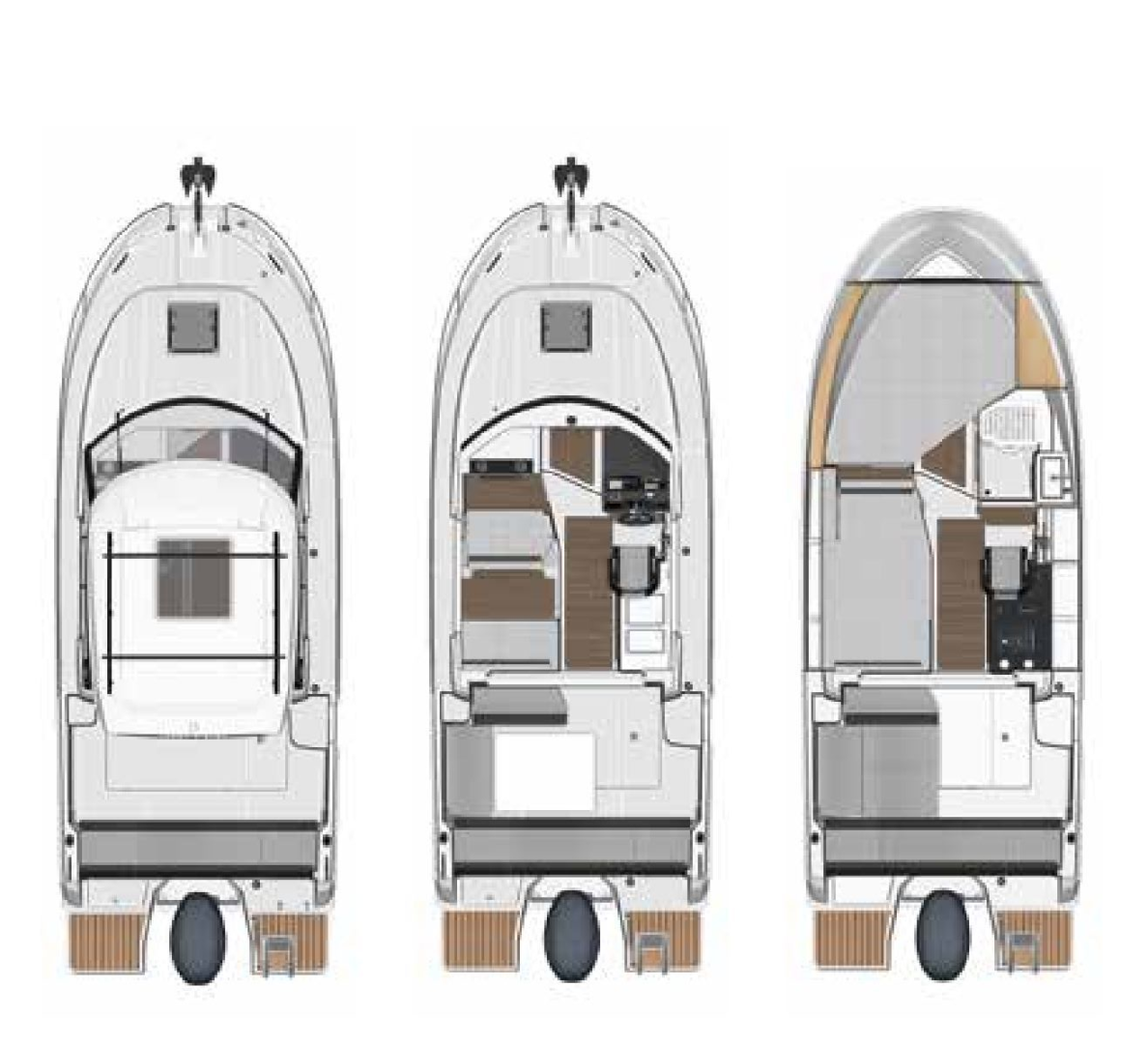 Location Bateau à moteur Jeanneau avec permis