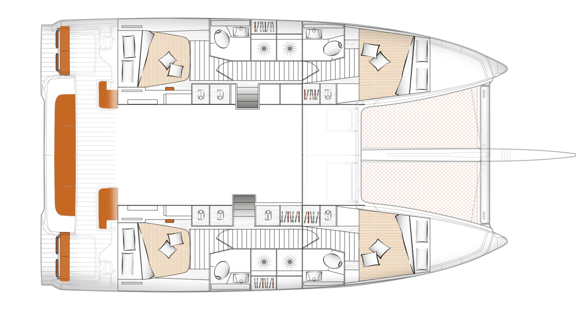 Location bateau Seget Donji pas cher Excess 14