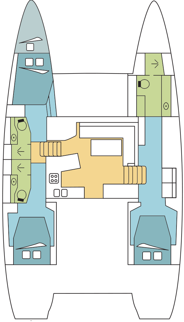 Location Catamaran Lagoon avec permis