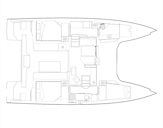 Location bateau Parham Town pas cher Nautitech 40 Open 