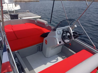 Bareboat Rental Motorboat  roto hydra with a boat licence