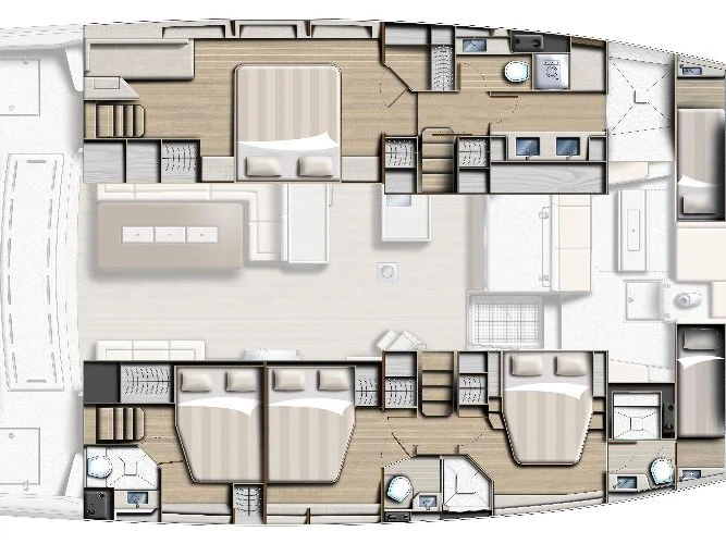 Location Catamaran à Port Cogolin - 15 Bali 5.4