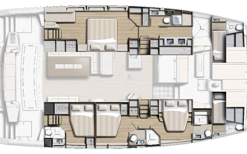 Location Catamaran à Port Cogolin - 15 Bali 5.4