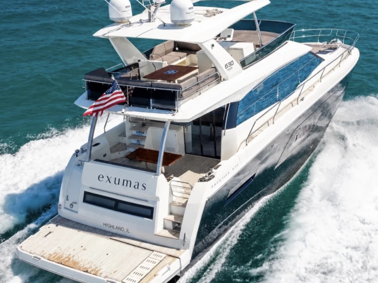 Prestige 630 Flybridge a louer à Miami Beach