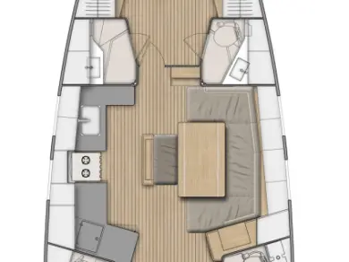 Location bateau Trogir pas cher Oceanis 46.1