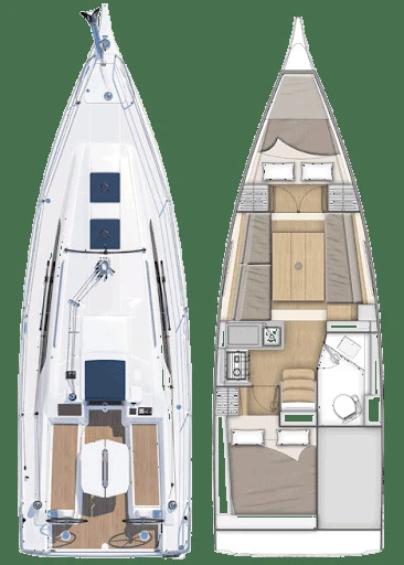 Location Voilier à Ajaccio - Bénéteau Oceanis 30.1